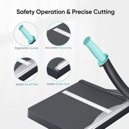1-Piece A4 Guillotine-Style Paper Cutter