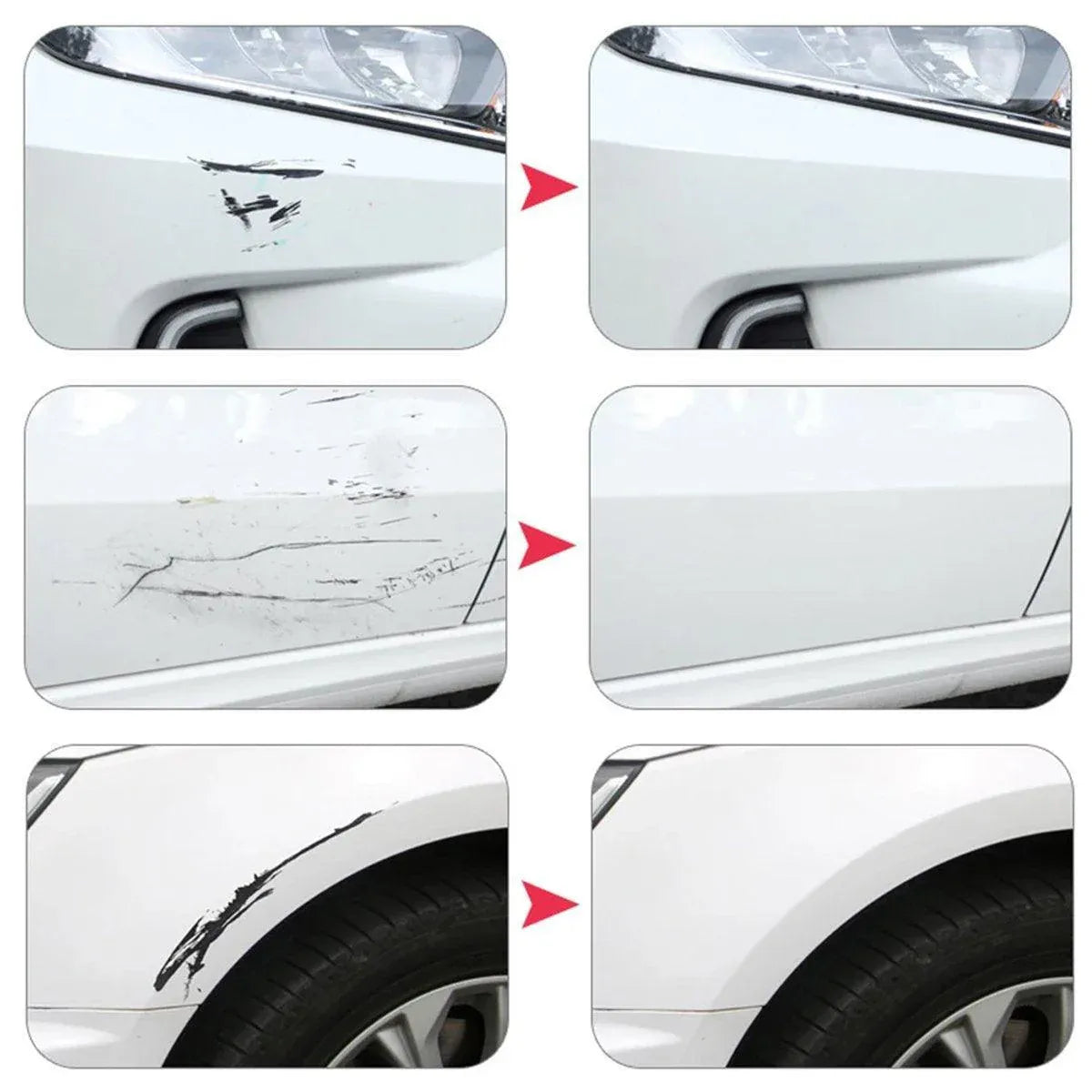 Car Scratch Repair Paint Pen Automotive Touch Up Spray for Quick Paint Fixing - Black