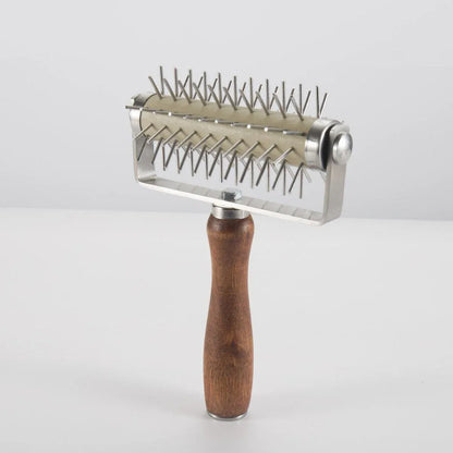 1-Piece Pizza Dough Docker Roller with Handle