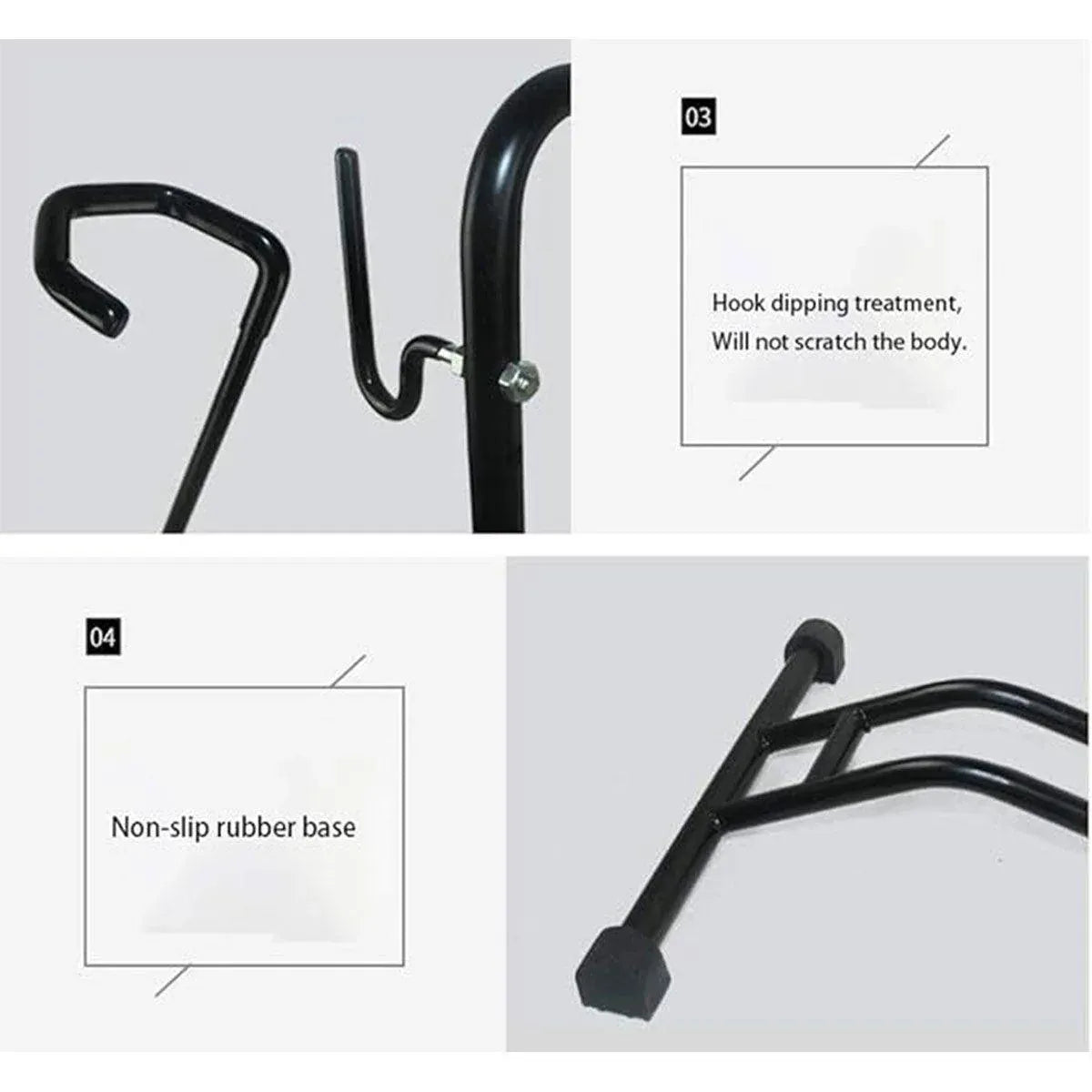 Mountain Bicycle Stand Parking Rack L Shaped Frame Bike Display Maintenance Tool