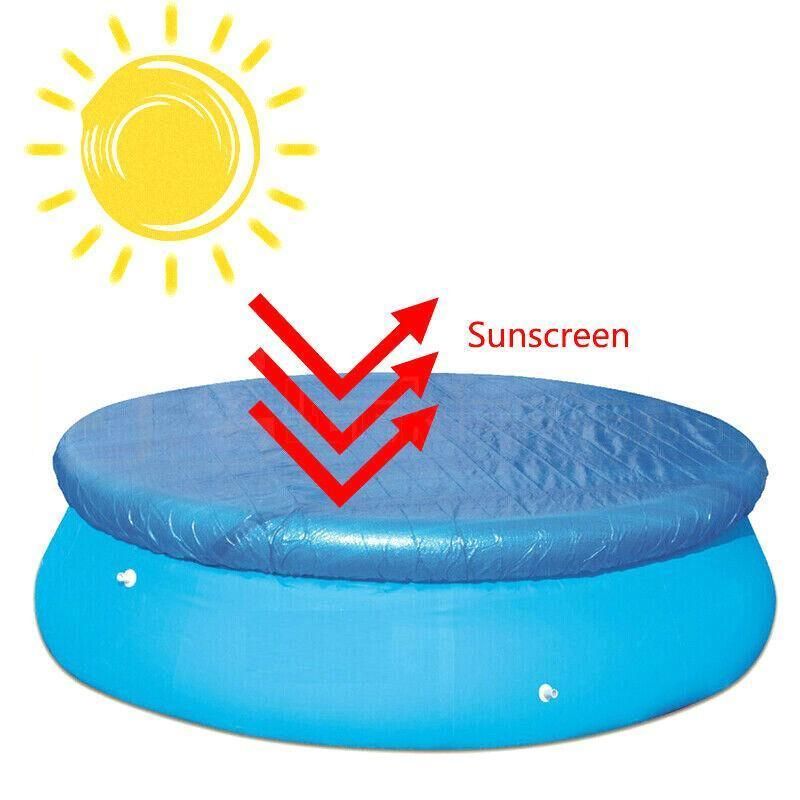 Round Swimming Pool Cover Lot For Garden Outdoor Paddling Family Pools - 183cm