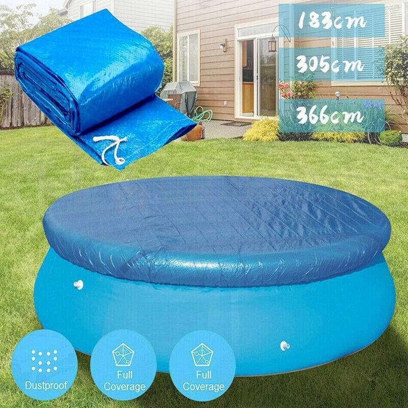 Round Swimming Pool Cover Lot For Garden Outdoor Paddling Family Pools - 183cm