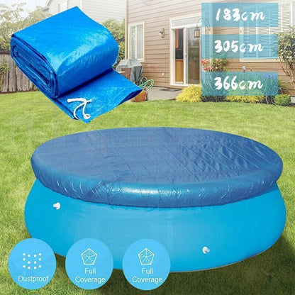 Round Swimming Pool Cover Lot For Garden Outdoor Paddling Family Pools - 183cm