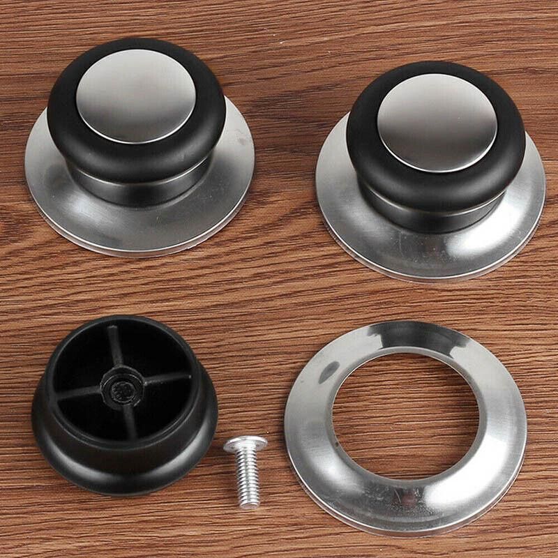 2PCS Cookware Lid Knob Handle Set for Pot Pan Saucepan Replacement