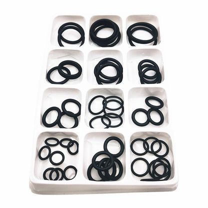 Rubber O-Ring Assortment Kit 50PC- Pack O-Rings Set Automotive Plumbing Seals