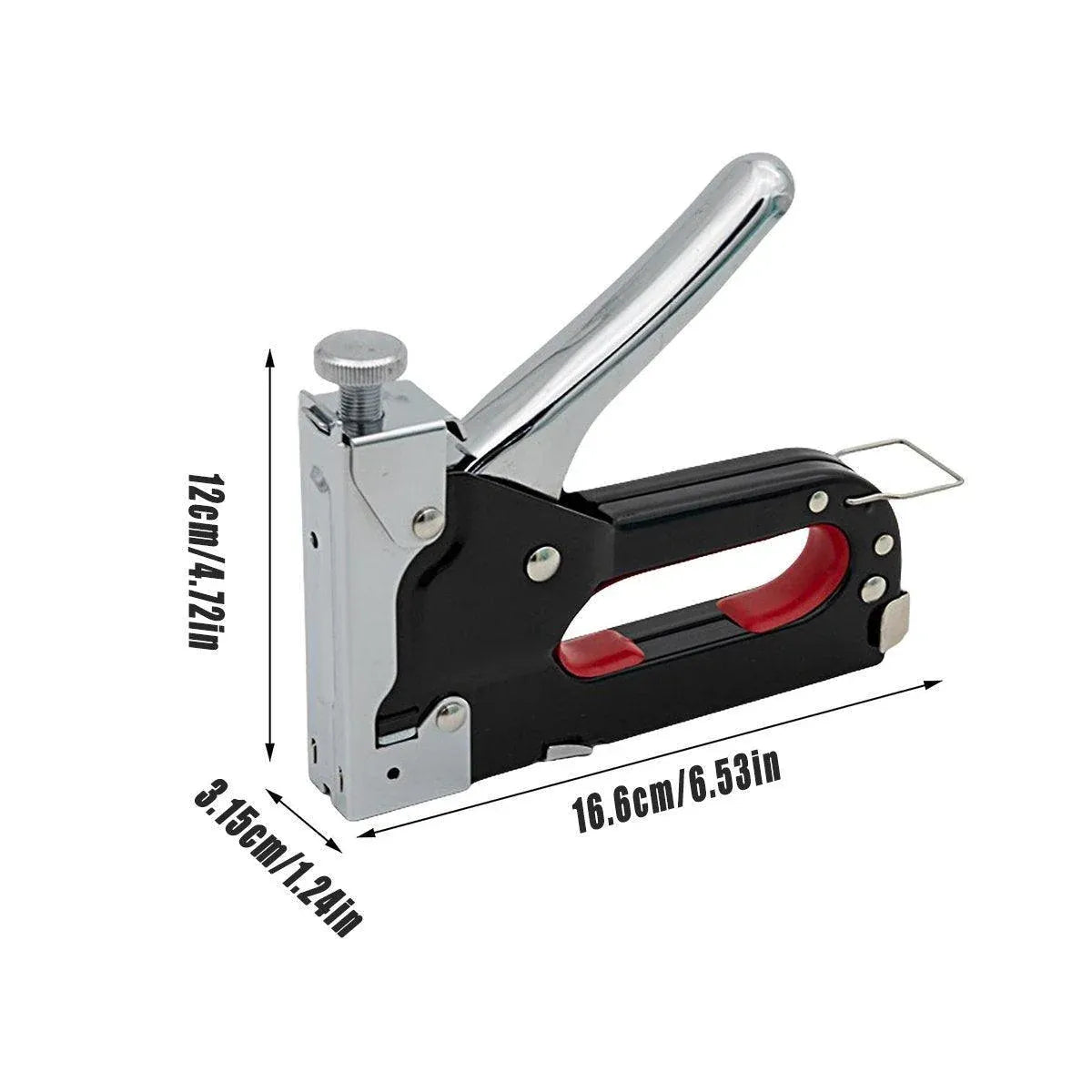 3-in-1 Manual Staple Gun Tacker, 1 Piece, Staples Not Included