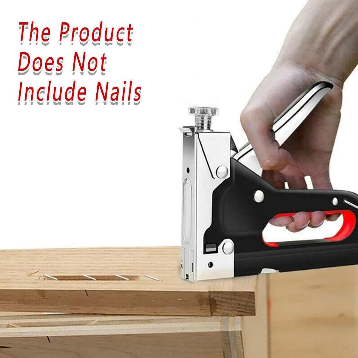 3-in-1 Manual Staple Gun Tacker, 1 Piece, Staples Not Included