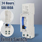 1-Piece SUL180A 24-Hour Mechanical DIN-Rail Timer Switch