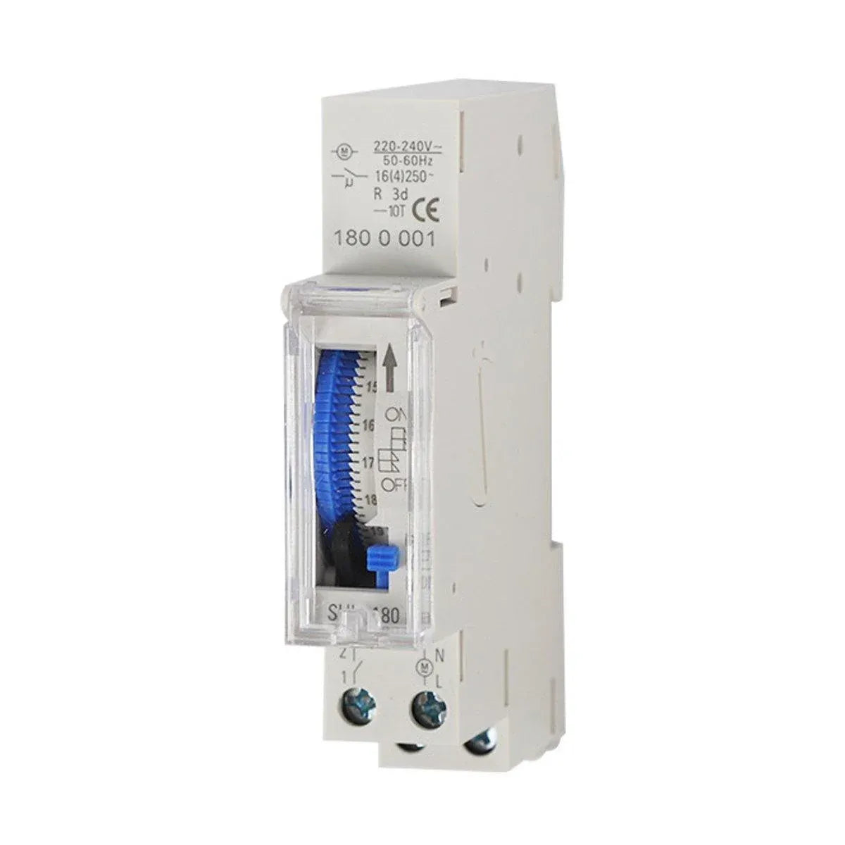 1-Piece SUL180A 24-Hour Mechanical DIN-Rail Timer Switch