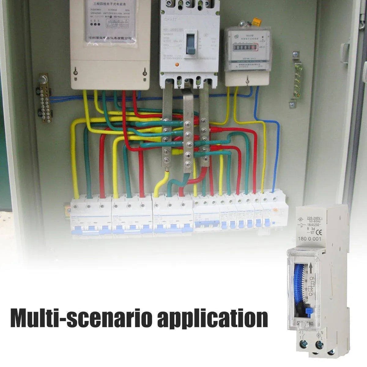 1-Piece SUL180A 24-Hour Mechanical DIN-Rail Timer Switch