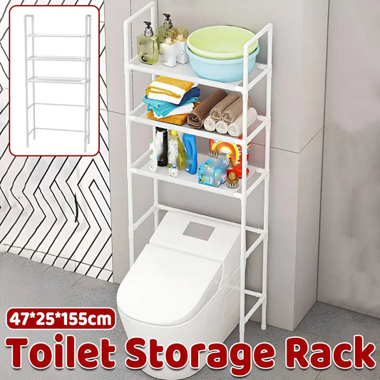 1-Piece Over-Toilet Storage Rack, White