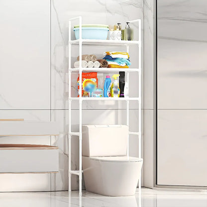 1-Piece Over-Toilet Storage Rack, White