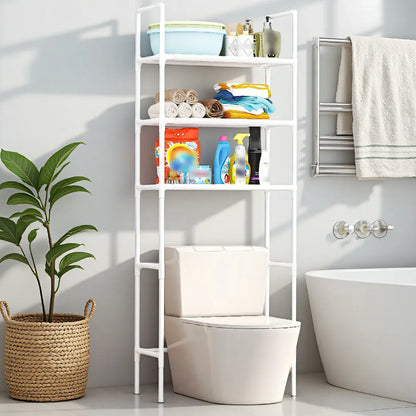 1-Piece Over-Toilet Storage Rack, White