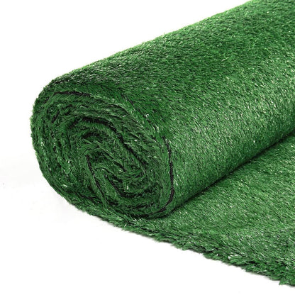 Artificial Grass Turf Roll 2m x 5m (10sqm), 15mm Pile, Green, 1 Roll