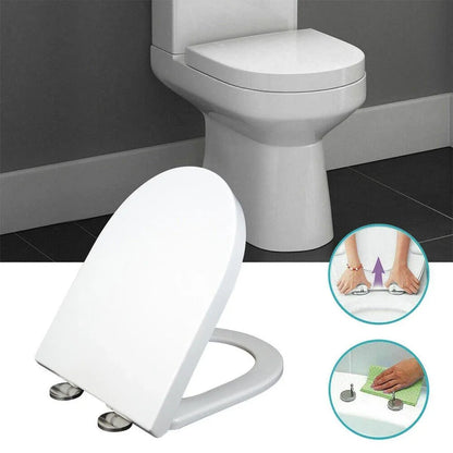 Toilet Seat Cover Universal Toilet Lid Cover Replacement Bathroom Seat Cover