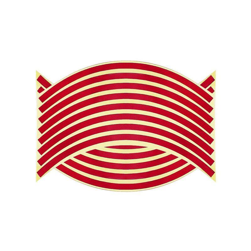 18inch Reflective Rim Tape Wheel Stripe Decal Trim Sticker For Car Motorcycle - Break-Reflective Silver