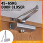 Hydraulic Automatic Door Closer with Adjustable Closing Speed, Soft Close - 1 Pc