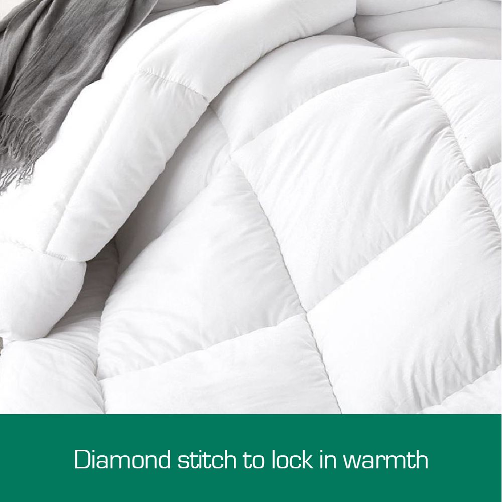 Woolcomfort Aus Made Merino Wool Quilt 500GSM 180x210cm Double Size