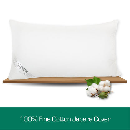 Luxor Australian Made Hotel King Size Pillow with 4cm Wall Single Pack