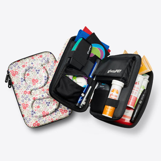 Glucology Diabetes Travel Cases | Floral, Plus