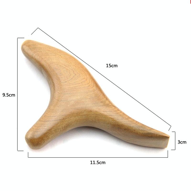 Wooden Trigeminal Massager For Body Relaxation