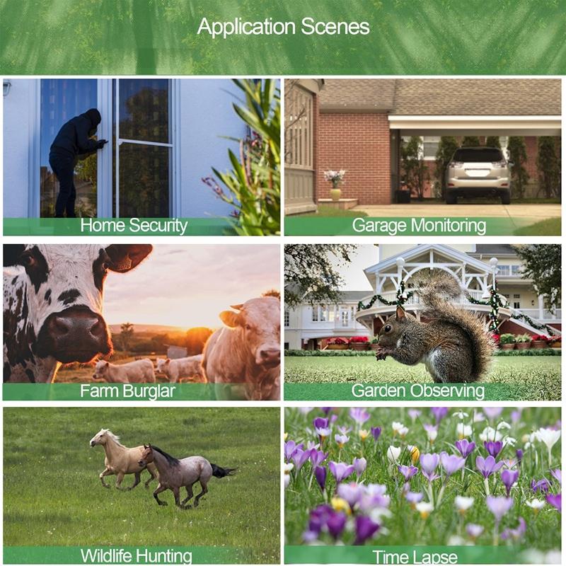 20Mp 2K Wildlife Hunting Trail Camera With Night Vision And 4G Cellular Surveillance