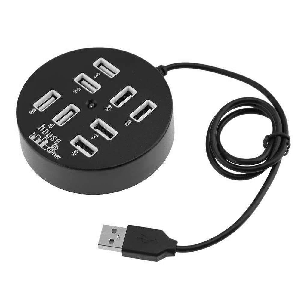 8-Port Usb 2.0 Hub For Laptop 60Cm Length 1Tb Hdd Support