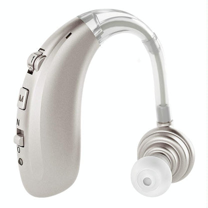 Earhook Hearing Aid With Usb Charging Noise Reduction - Blue