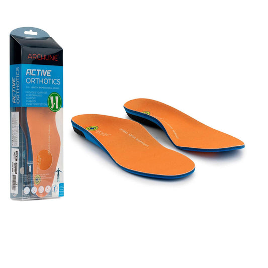 Archline Active Orthotics Full Length Arch Support Pain Relief Insoles - For Work - M (EU 40-42)