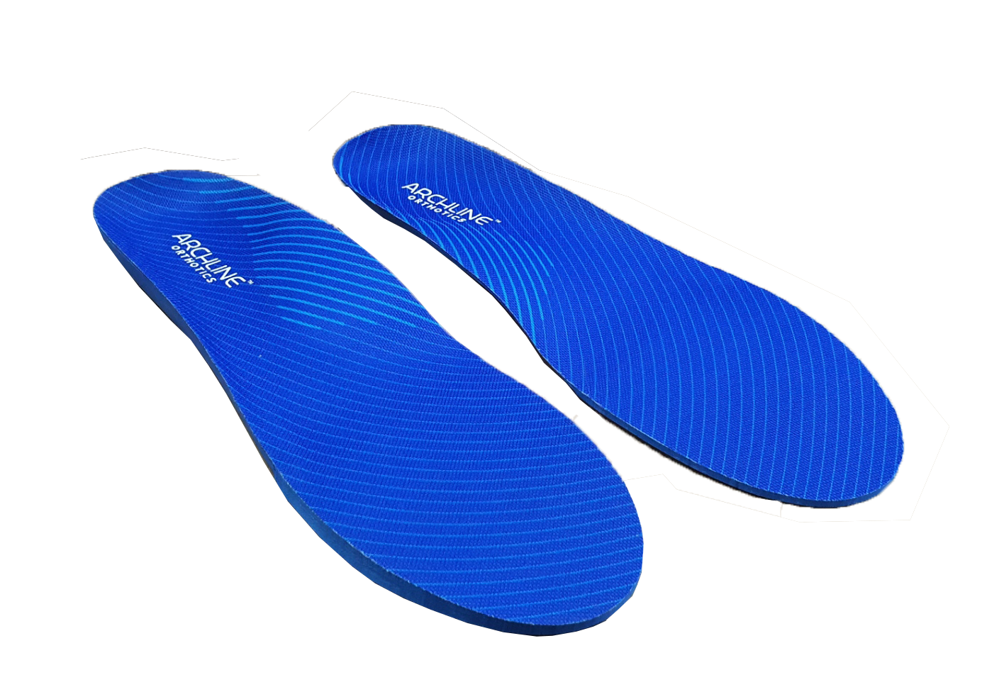 Archline Supination Orthotic Insoles - Full Length (Unisex) Plantar Fasciitis High Arch - Euro 37