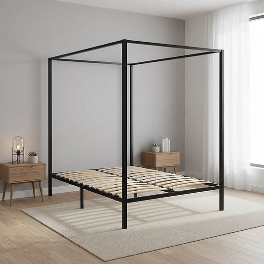 4 Four Poster Double Bed Frame