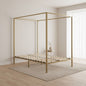 4 Four Poster Queen Bed Frame