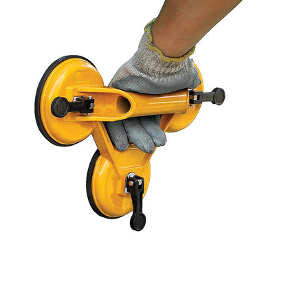 2x 150kg Load Aluminum Triple Suction Cup Pad Glazer Glass Sucker Remover Lifter