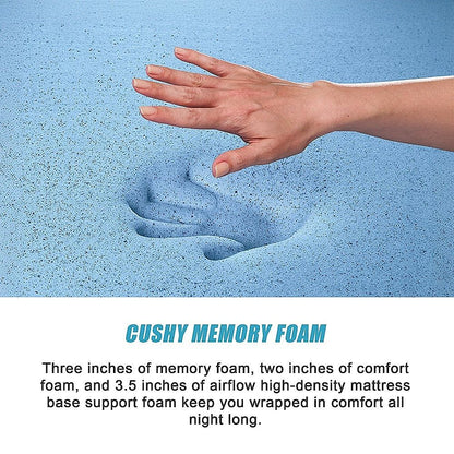 Double 30cm Green Tea Memory Foam Mattress – Cooling Comfort with CertiPUR-US® Certified Foam