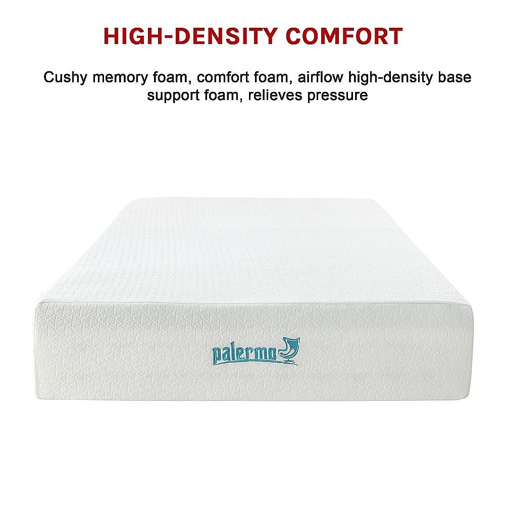 Double 30cm Green Tea Memory Foam Mattress – Cooling Comfort with CertiPUR-US® Certified Foam