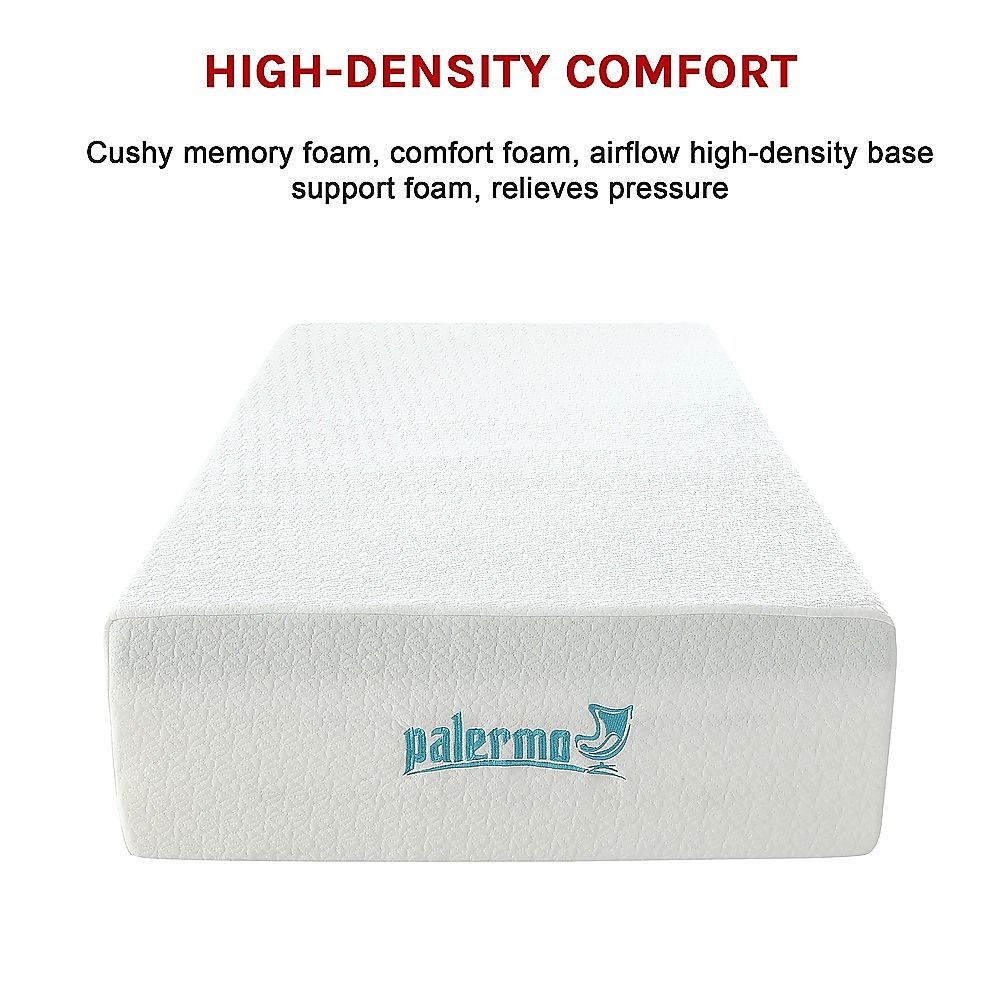 Single 30cm Green Tea Memory Foam Mattress – Cooling Comfort with CertiPUR-US® Certified Foam