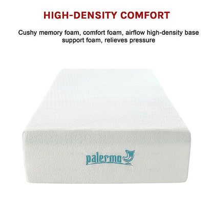 Single 30cm Green Tea Memory Foam Mattress – Cooling Comfort with CertiPUR-US® Certified Foam