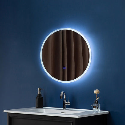 50cm LED Wall Mirror Bathroom Mirrors Light Decor Round