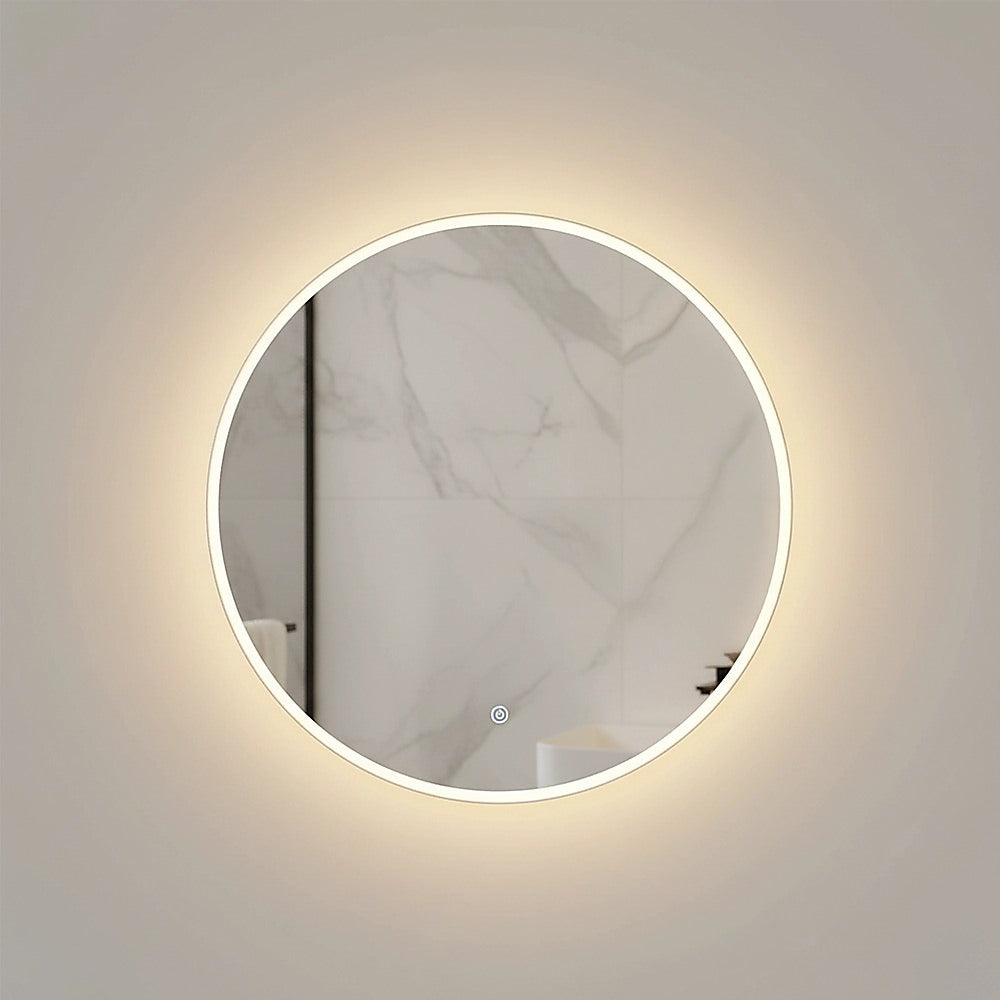 50cm LED Wall Mirror Bathroom Mirrors Light Decor Round