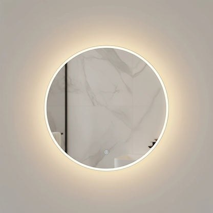 50cm LED Wall Mirror Bathroom Mirrors Light Decor Round