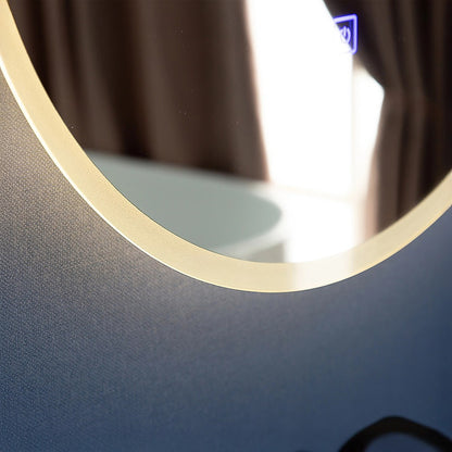 60cm LED Wall Mirror Bathroom Mirrors Light Decor Round