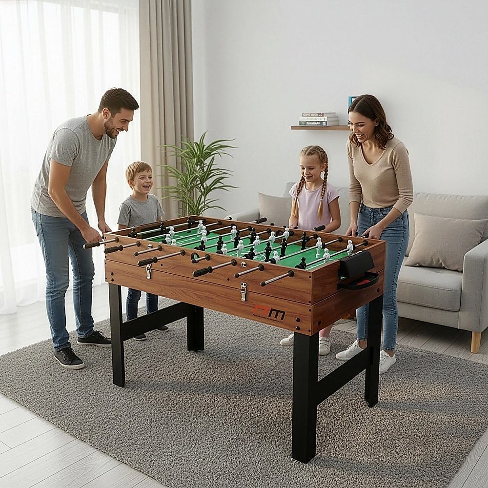 4FT 3-in-1 Games Foosball Soccer Hockey Pool Table