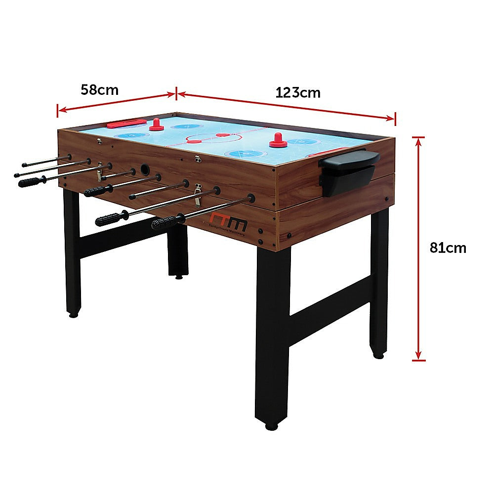 4FT 3-in-1 Games Foosball Soccer Hockey Pool Table