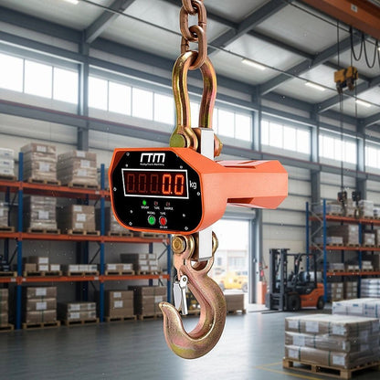5000kg Electronic Crane Scales Industrial Hanging Digital Weight