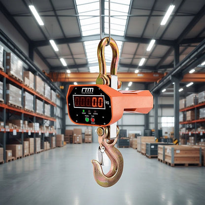 5000kg Electronic Crane Scales Industrial Hanging Digital Weight