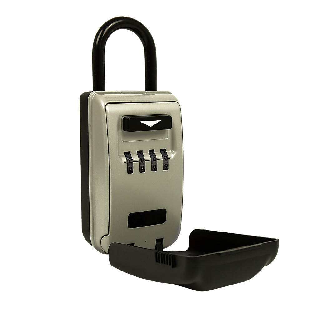 Lock Pattern 4 Box Security 4 Digit Combination Cable Lock Box With Luminous Dials ...