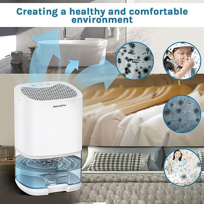 1000ML Mini Dehumidifier Portable Air Dryer Office Moisture Absorber Machine