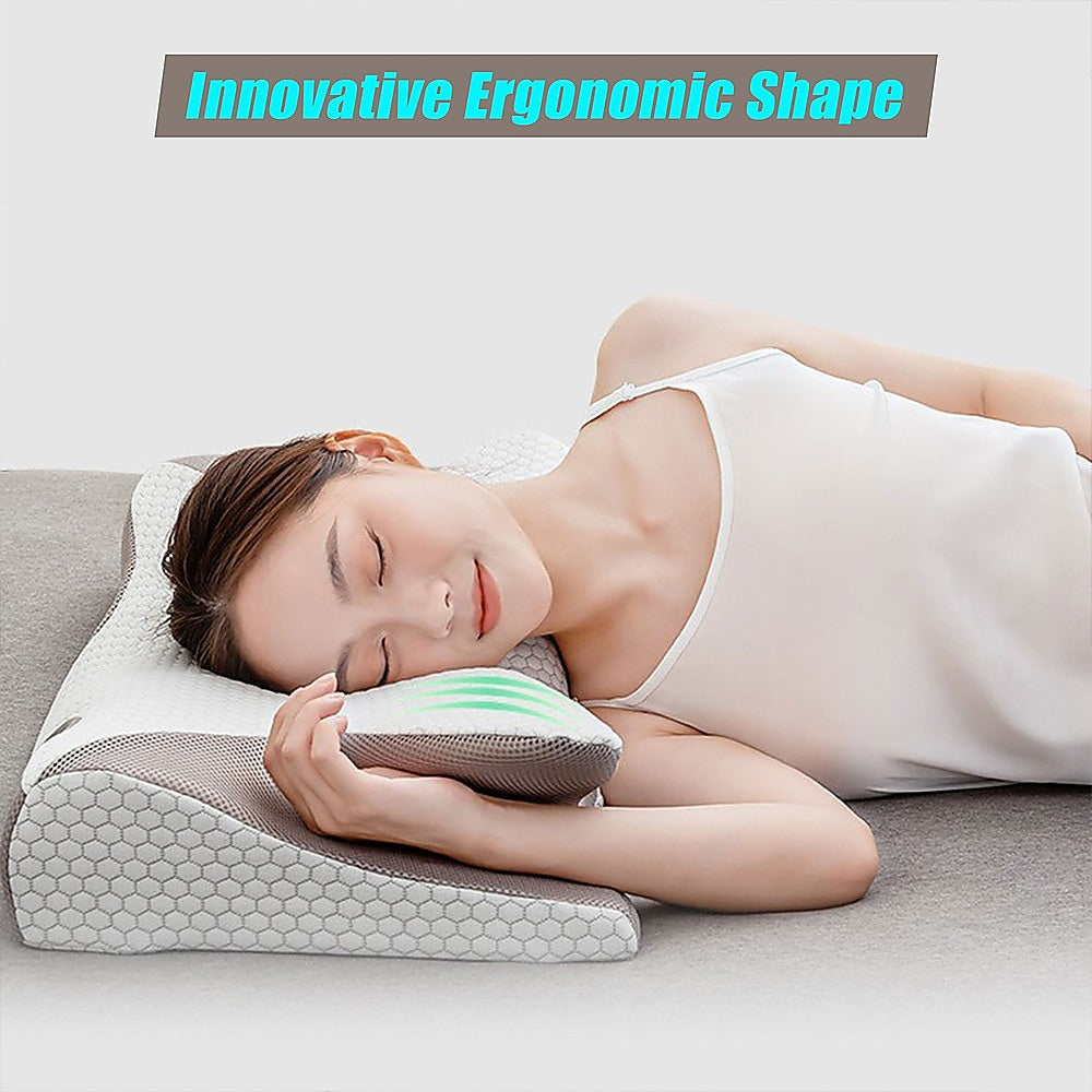 Soft Cervical Pillow for Neck Pain Relief Memory Foam Ergonomic