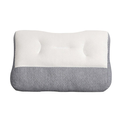 Ergonomic Contour Bed Pillow with Soybean Fibre Fill & Washable Cover
