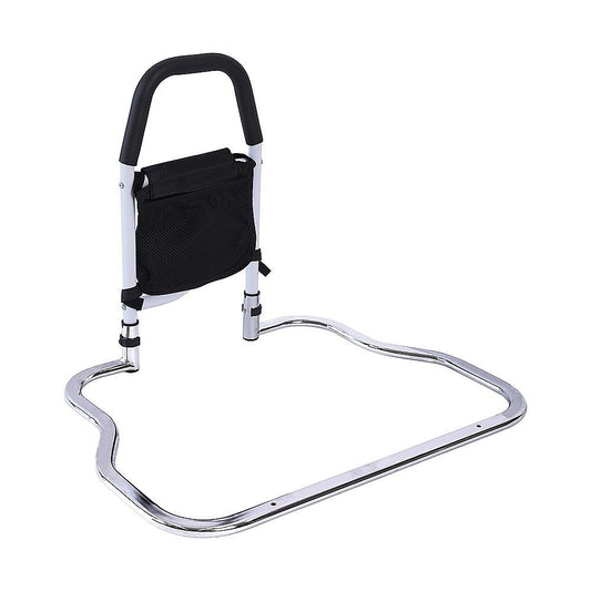 Adjustable Bed Rail with Multi-Grip Handle, Storage Pouch & Under Mattress Frame